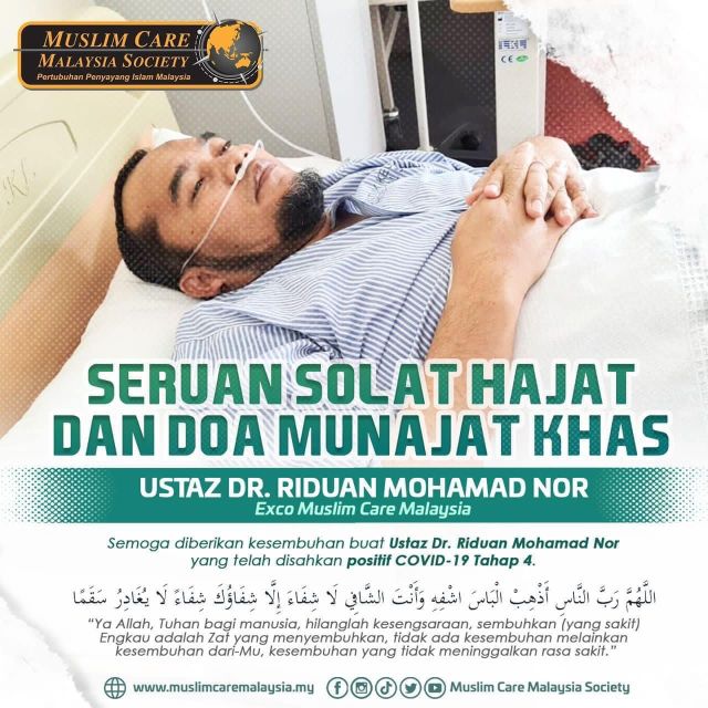 PAS Riduan Mohd Nor Covid-19 masjid solat hajat