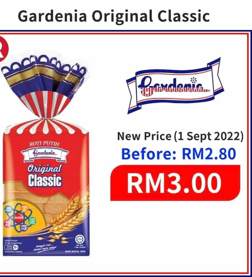 Tidak sampai setahun, Gardenia naik harga roti lagi September ini