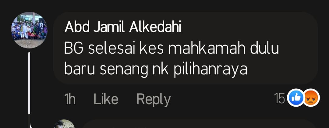 PRU15: "Sabar! Selesai kes mahkamah dulu. Ke takut banyak skandal terdedah? Macam panik je," balas netizen pada Zahid