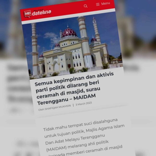 Dah 2 Bulan Berlalu Apa Tindakan Maidam Terhadap Ahli Politik Masih